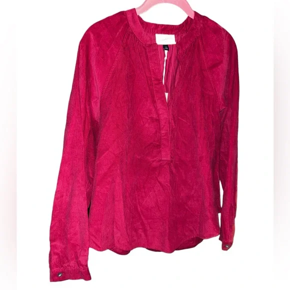 NWT Universal Threads Long Sleeve Corduroy Top - Picture 2 of 6